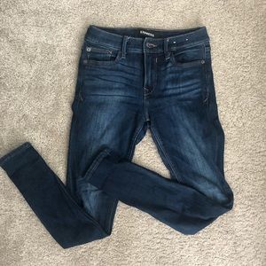 Express Jeans Mid Rise Leggings